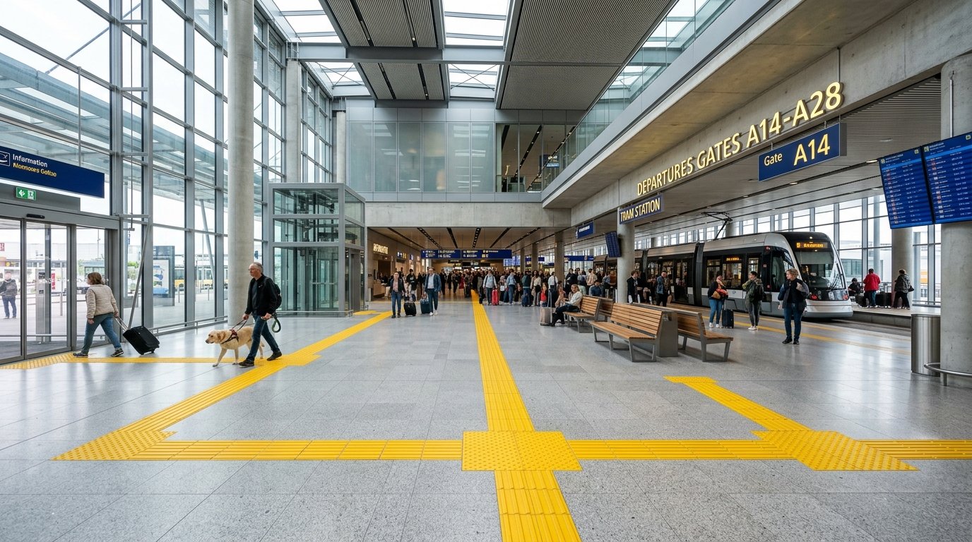 Metro Rail Corridor Guiding Path